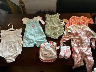 (3 - 6 months) New Baby Girl Clothing Bundle – Carter's, Old Navy & More