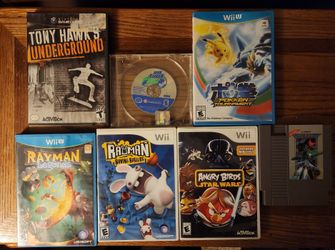 Nintendo Gamecube, Wii U, Wii, Nintendo NES Video Games