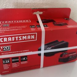 NEW Craftsman Battery & Charger