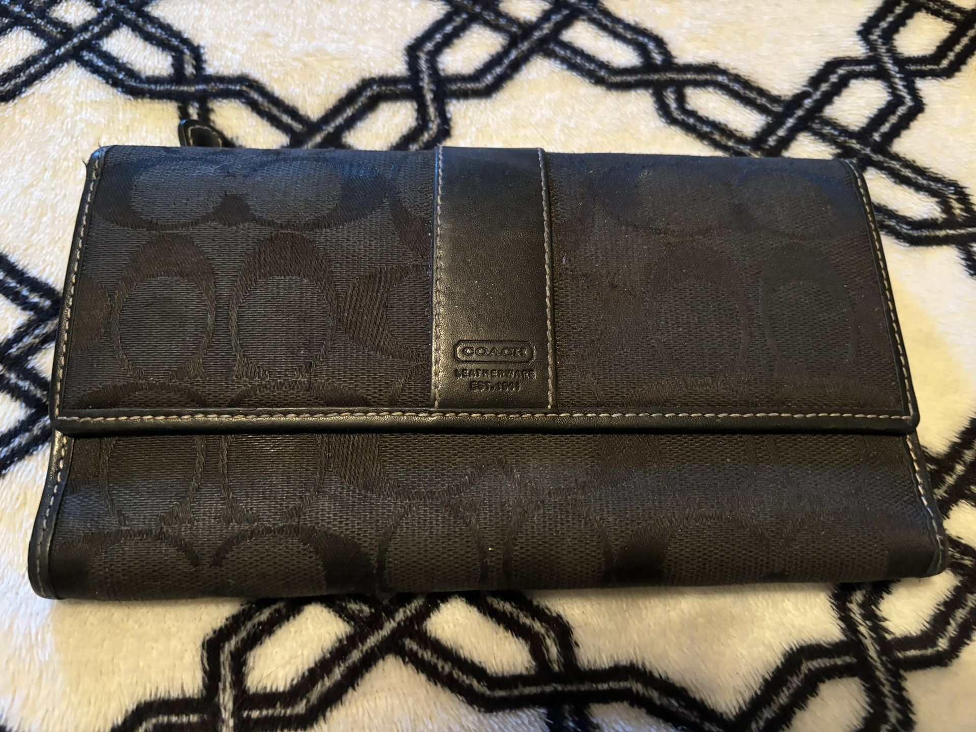 Black Coach Wallet