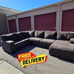 Dark Grey Sectional - DELIVERY AVAILABLE 