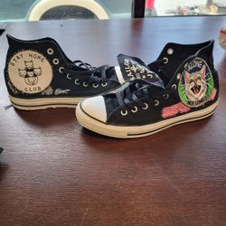 Converse Chuck Taylor's  Sailor Jerry Limited Edition.  Custom Done.