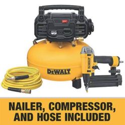 DEWALT Nailer and Compressor Combo Kit