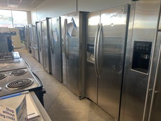 2 LOCATIONS -USED REFRIGERATORS FOR SALE -FREE DELIVERY -120 DAY WARRANTY