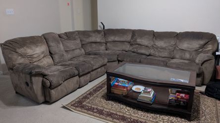 Free Sectional Sofa with Queen Bed