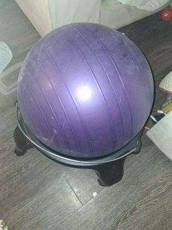 Balance Ball Chair with Black Base