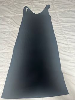 Black short sleeve dress