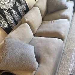 Light Blue/Grey couch 