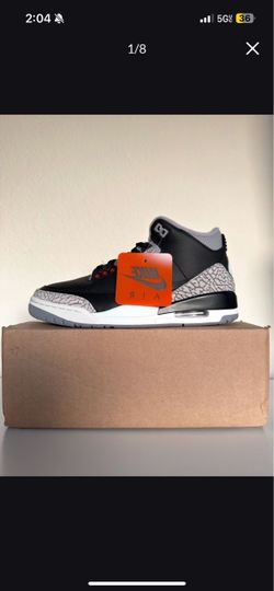 Jordan 3 Black Cement