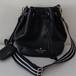 Kate Spade Rosie Small Black Bucket Bag