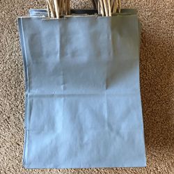 21 New Dusty Blue Gift Bags