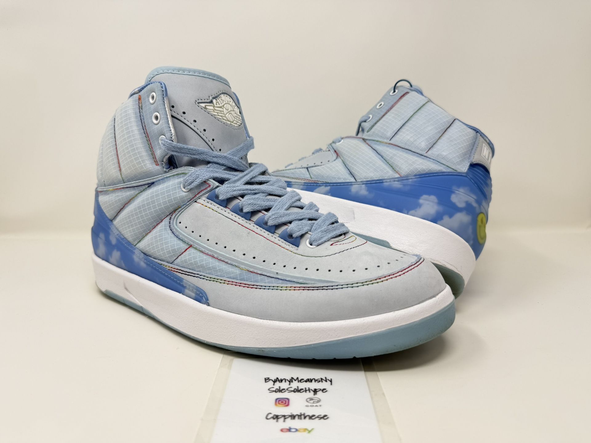 USED 2022 NIKE AIR JORDAN RETRO J BALVIN 2 II SIZE 10