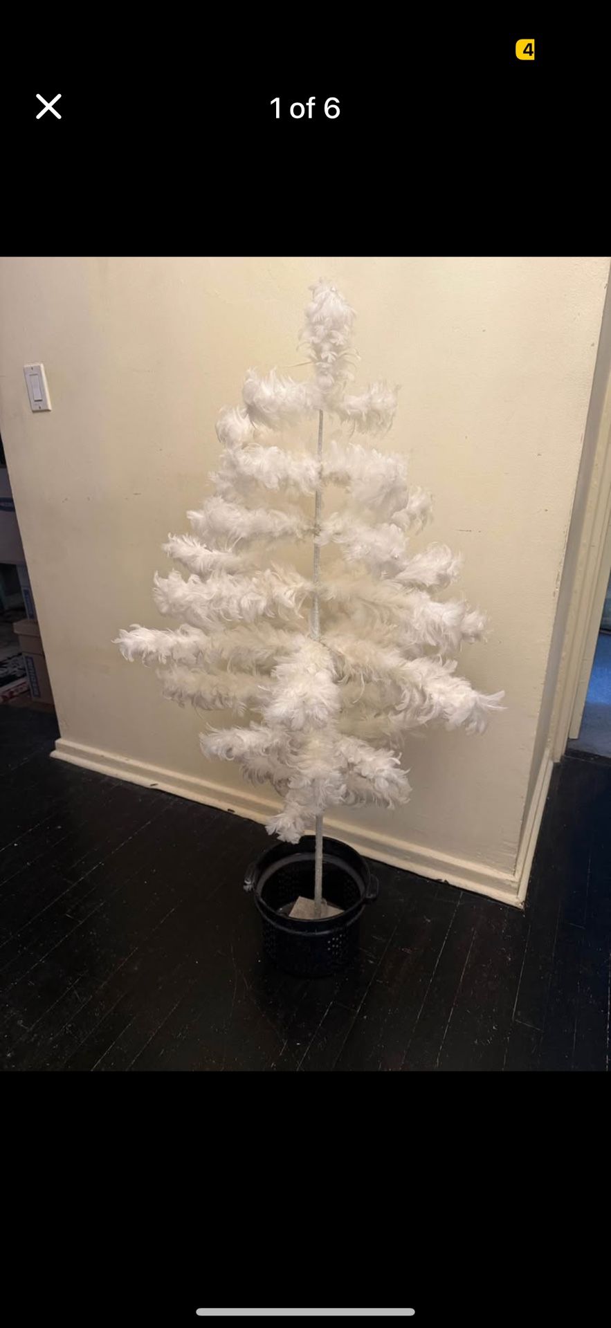 Beautiful Feather Christmas Tree