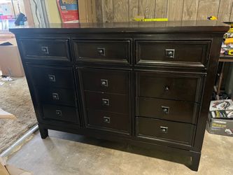 Modern Solid Wood Black Dresser from Ashley’s