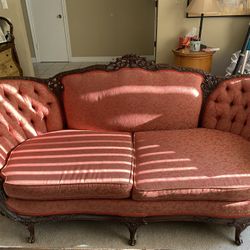 Red Vintage Sofa