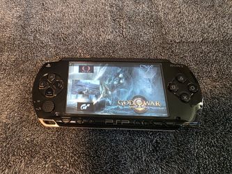 Playstation Psp 1000 Black Series Mod--ded Video Game Console 