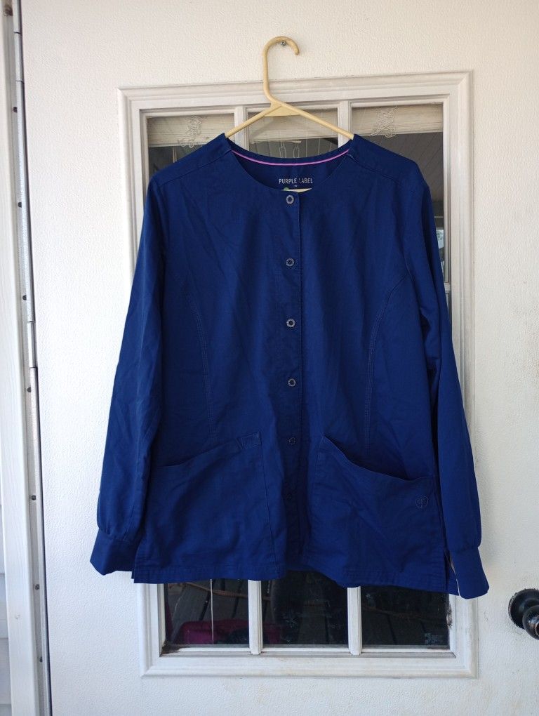 Purple Label Women's Scrub Jacket size L