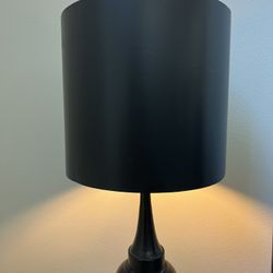 Black Metal Lamp (Industrial Style) 