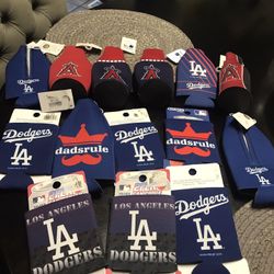 Dodger Angels can & Bottle Holders 