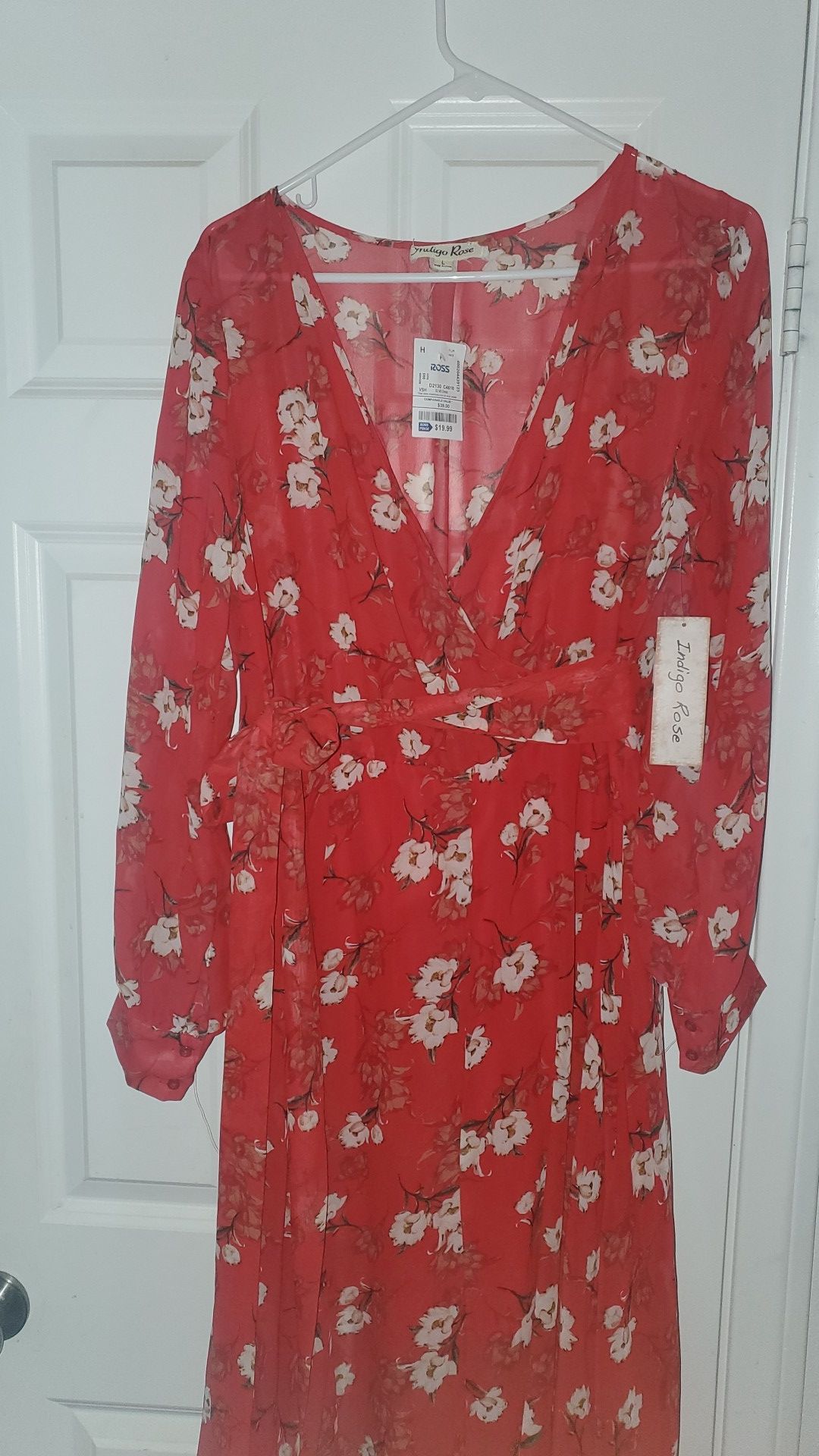 indigo rose red dress Indigo rose dress size