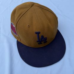 New Era 59FIFTY Cap Los Angeles Dodgers World Series 2020 MLB Brown Navy 7 1/2