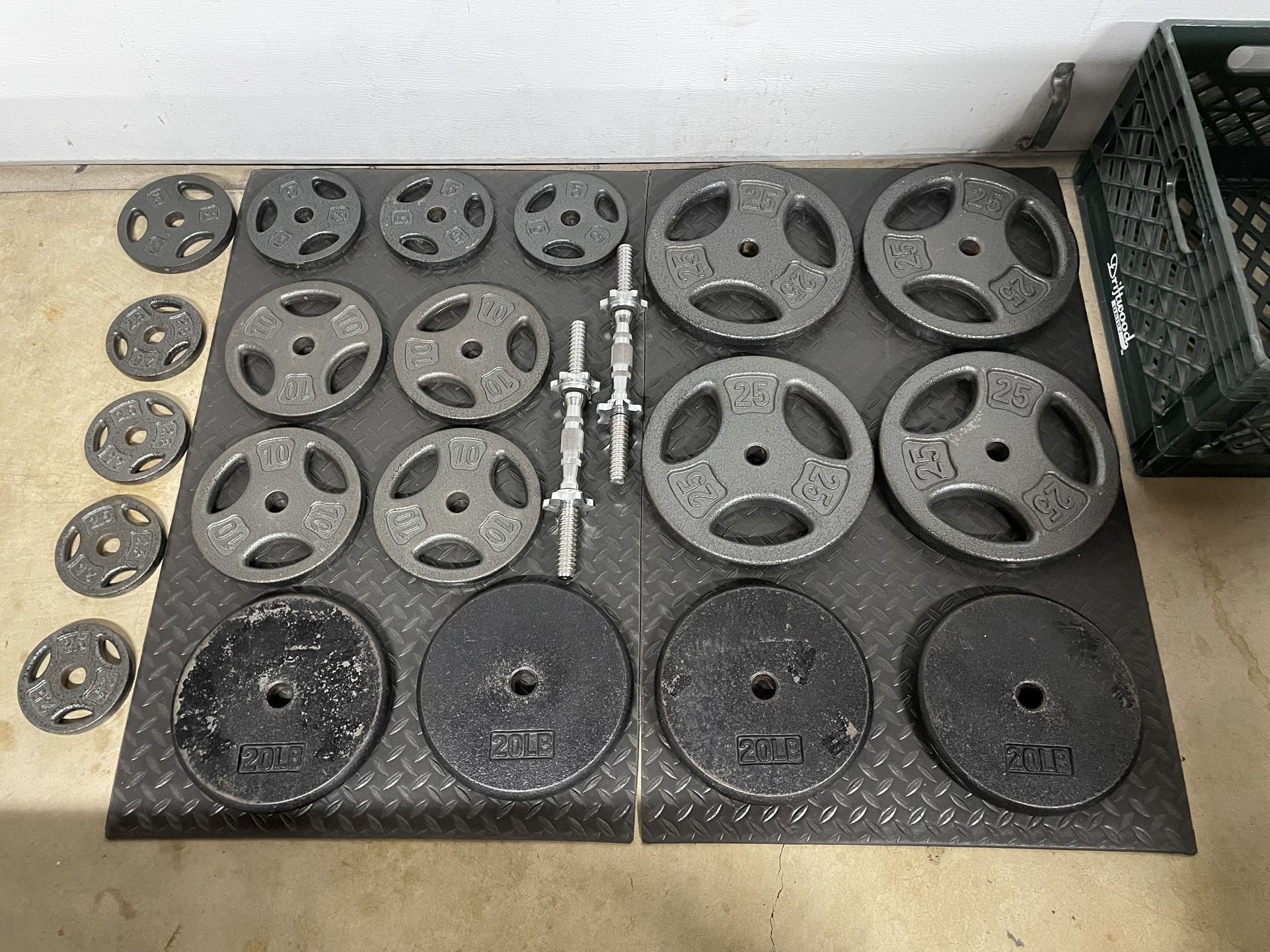 Weights Total 🟰 250 Lbs
