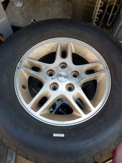 Grand cherokee rims & tires