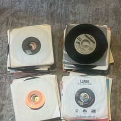 Lot Of 100 Country And Western 45 Rpm Records 
