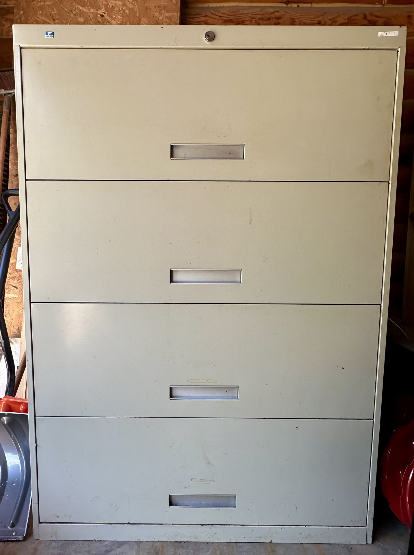 Vintage Cole “F” Series File Cabinet 51” X 36” X 18”($60)