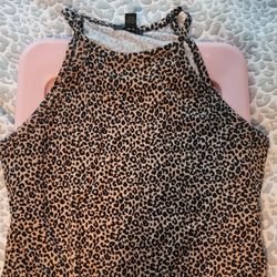 Forever 21 Leopard Print Bodysuit