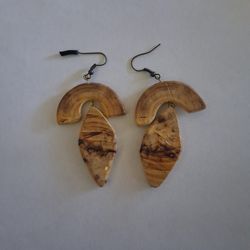 Custom Made Wooden Earrings 