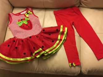 Super Cute Strawberry 2 Pcs Set