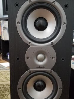 Polk Audio Tsi200 Black Speaker (Single Speaker)