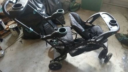2 child stroller