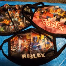 New Roblox Child Face Masks 3 Pc