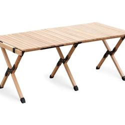 Folding Picnic Table, Portable Camping Table with Carry Bag