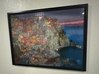 Island Puzzle Framed