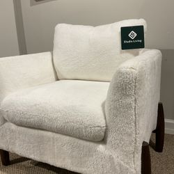 New Valeria Accent Chair  fabric upholstered by Studio living