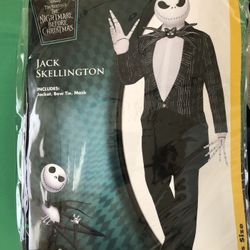 Jack Skellington Halloween Costume Plus Size 2X