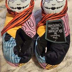 Sally Nightmare Before Christmas Slippers Size S/M
