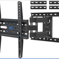 Mounting Dream TV Wall Mount for Most 32-65 Inch TV, Full Motion TV Mount with Dual Arms, Wall Mount Bracket with Swivel and Tilt, Fits 16", 18", 24" 