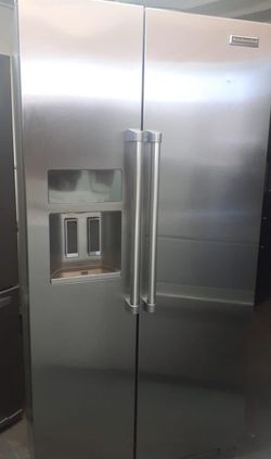 KitchenAid Side-by-Side Stainless Steel Refrigerator
