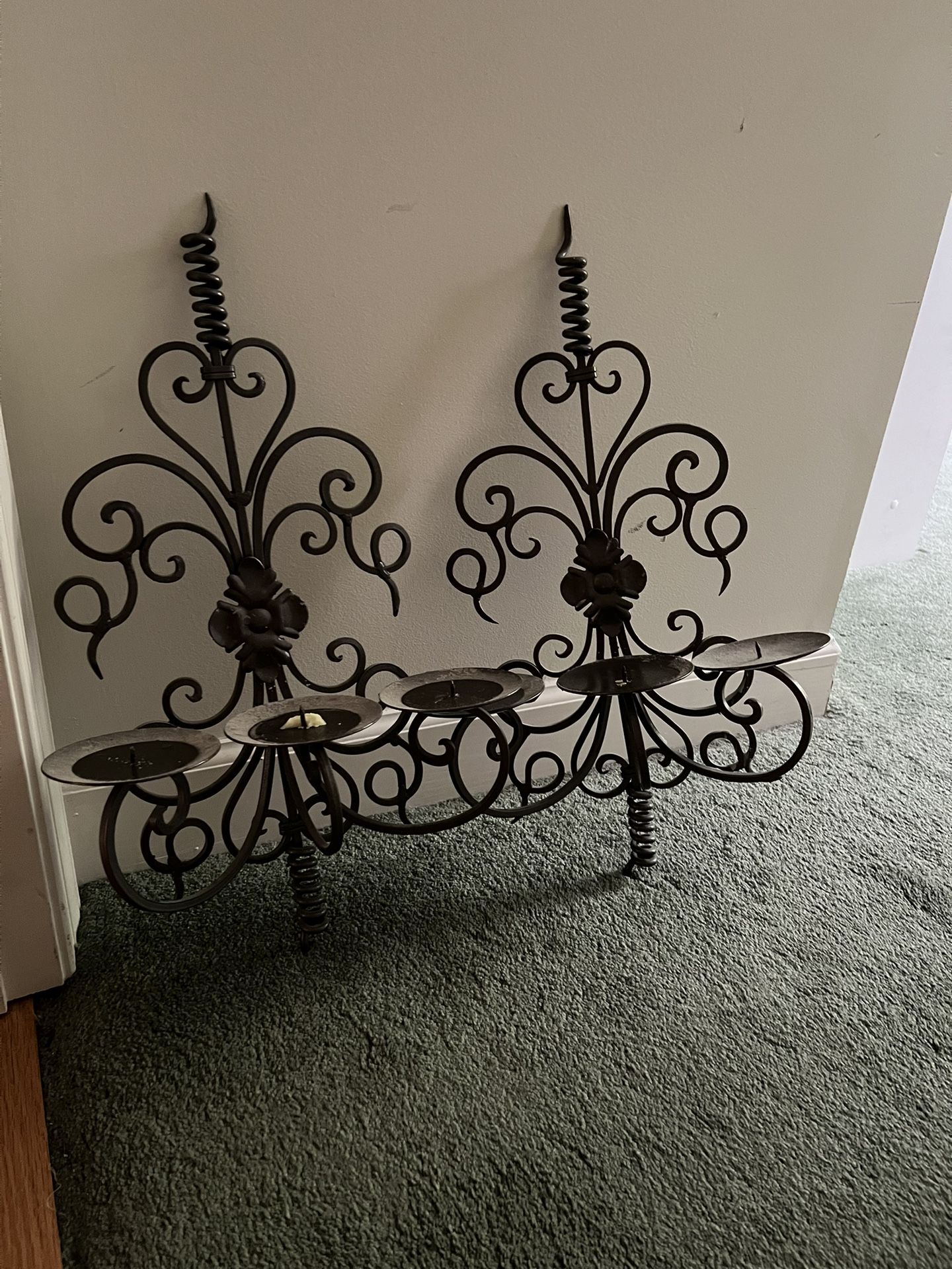 Wall candlesticks