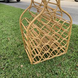 Vintage Wine Rack “rattan” Kendall Area