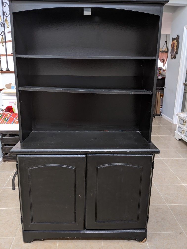 Black Shelf Cabinet