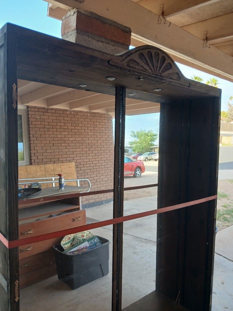 Antique Plug In Mirror Closet