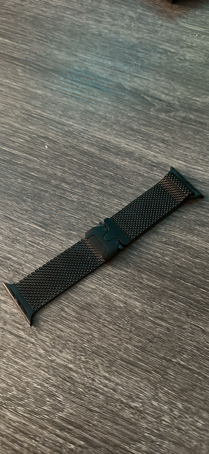 49mm Apple Watch Black Milanese Loop Band - Medium
