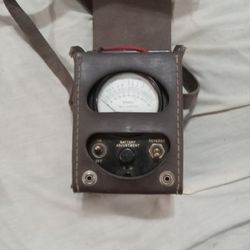 Vintage Bell System Analog Multimeter with Leather Case