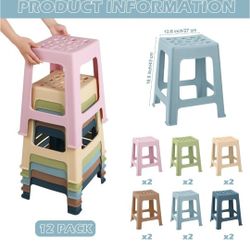plastic stools....stackable