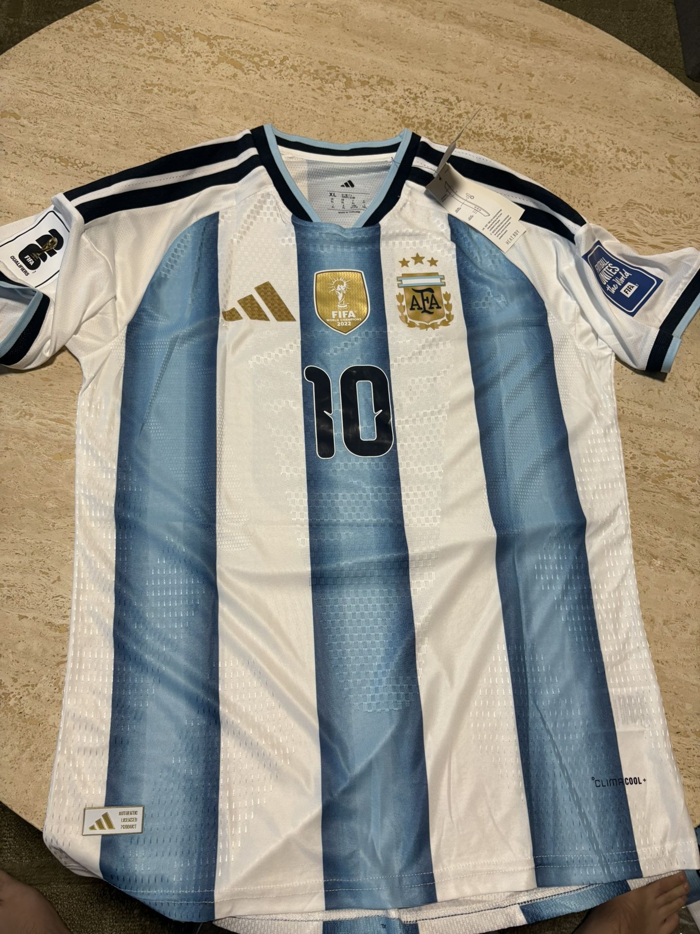 Adidas Argentina 2026 World Cup home jersey Messi #10 Player Version XL